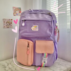 Bolso organizador unicornio lila