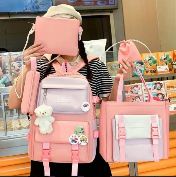 Kit de bolsos basic rosa