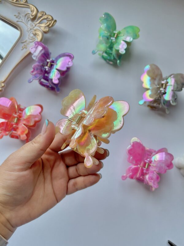 Pinza mariposa doble ala