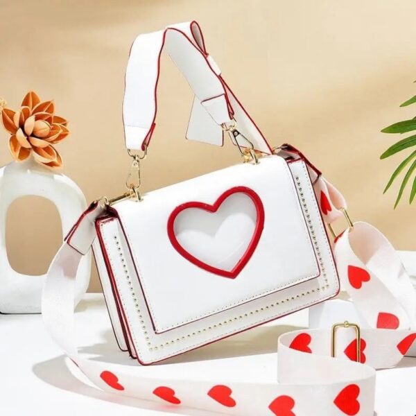 Bolso corazón blanco - Image 2