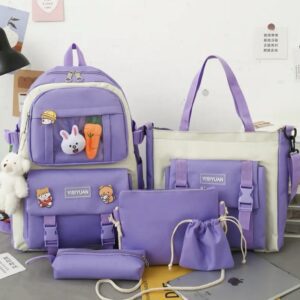 Kit de bolsos zanahoria lila