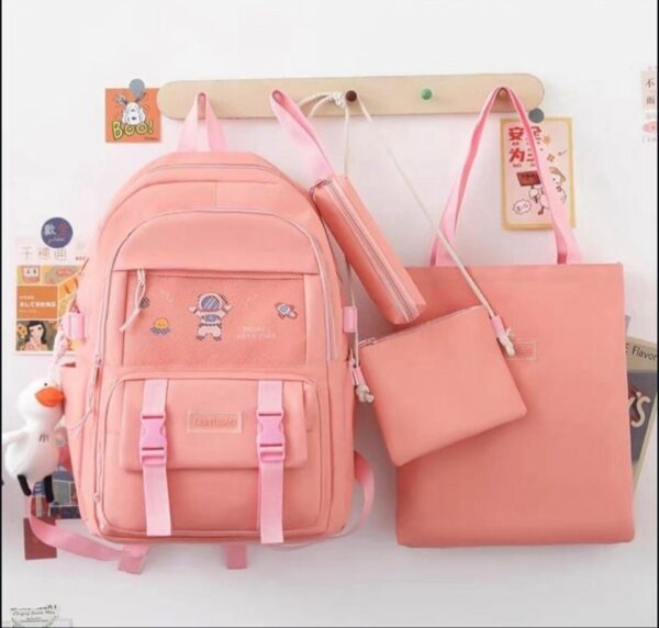 Kit de bolsos astronauta rosa