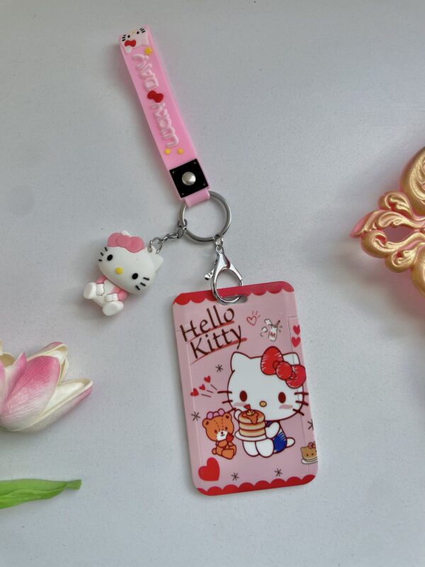 Porta carnet con llavero hello kitty