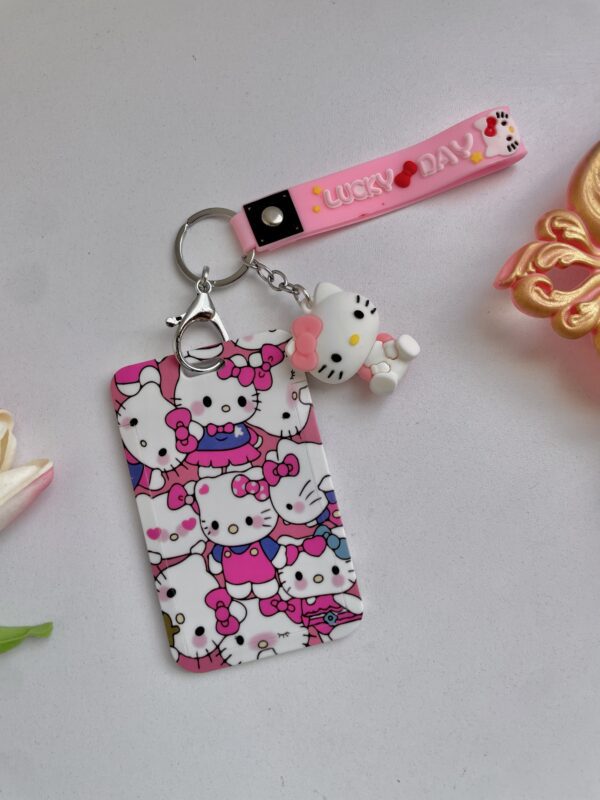 Porta carnet con llavero hello kitty