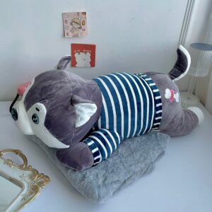 Peluche perrito con cobija