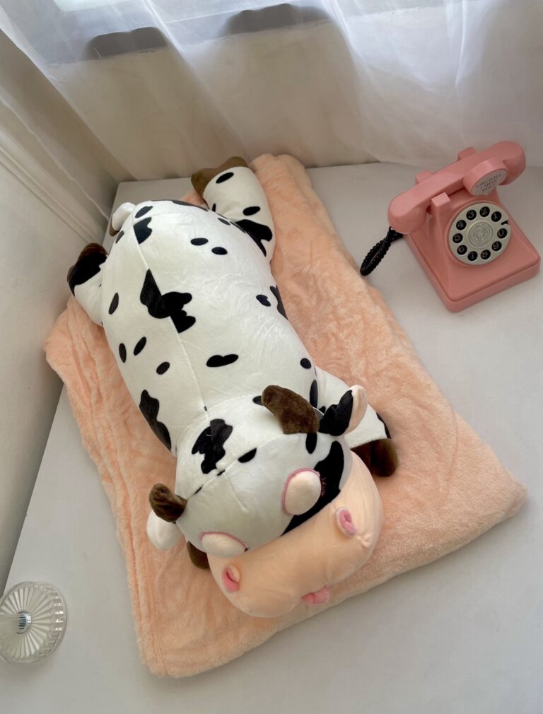 Peluche con cobija de vaquita, ÚLTIMAS UNIDADES 🔥🙂‍↔️
