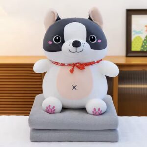 Peluche con cobija perrito