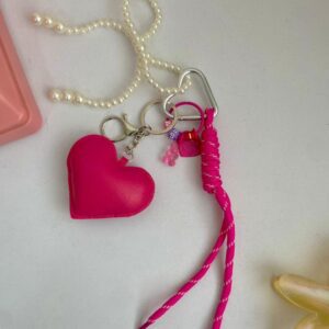 Charms Corazon fucsia