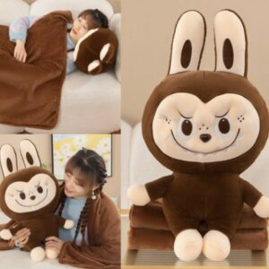 Peluche con cobija Labubu