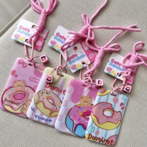 Porta documento donas kawaii