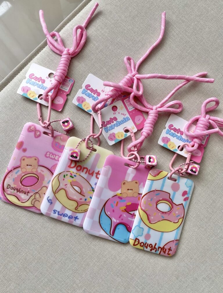 Porta documento donas kawaii