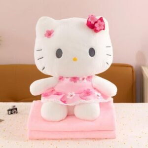 Peluche con cobija Hello Kitty